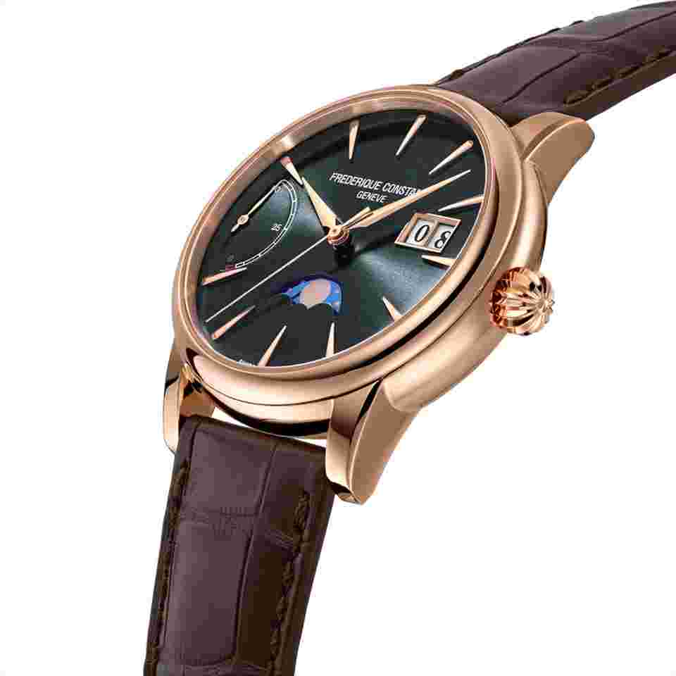 Frederique Constant watch Manufacture Classic Power Reserve Big Date red gold...