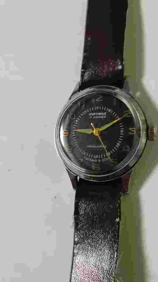 SPORTIVNIE  - rare vintage USSR  vintage watch - SOVIET UNION