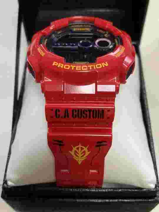 G-shock x Gundam Char Aznable gshock Watch 35th anniversarry Limited GD-100 JPN