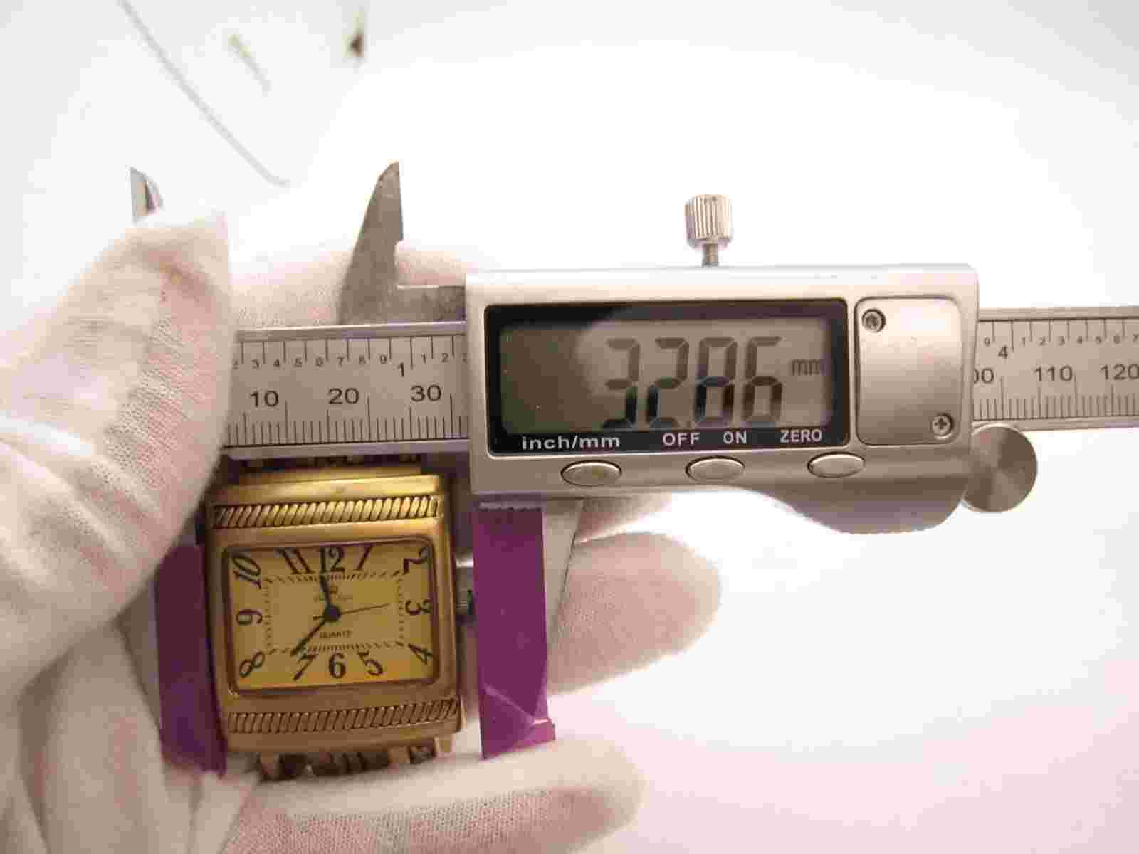 Women Premier Design Quartz WR Analog 32mm Dial Causal Bangle Cuff Watch (G423)