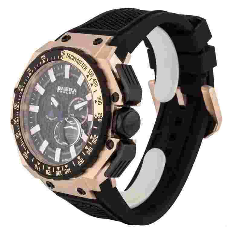 BRERA Orologi Gran Turismo BRGTC5408 Rose Gold Swiss Chronograph Watch