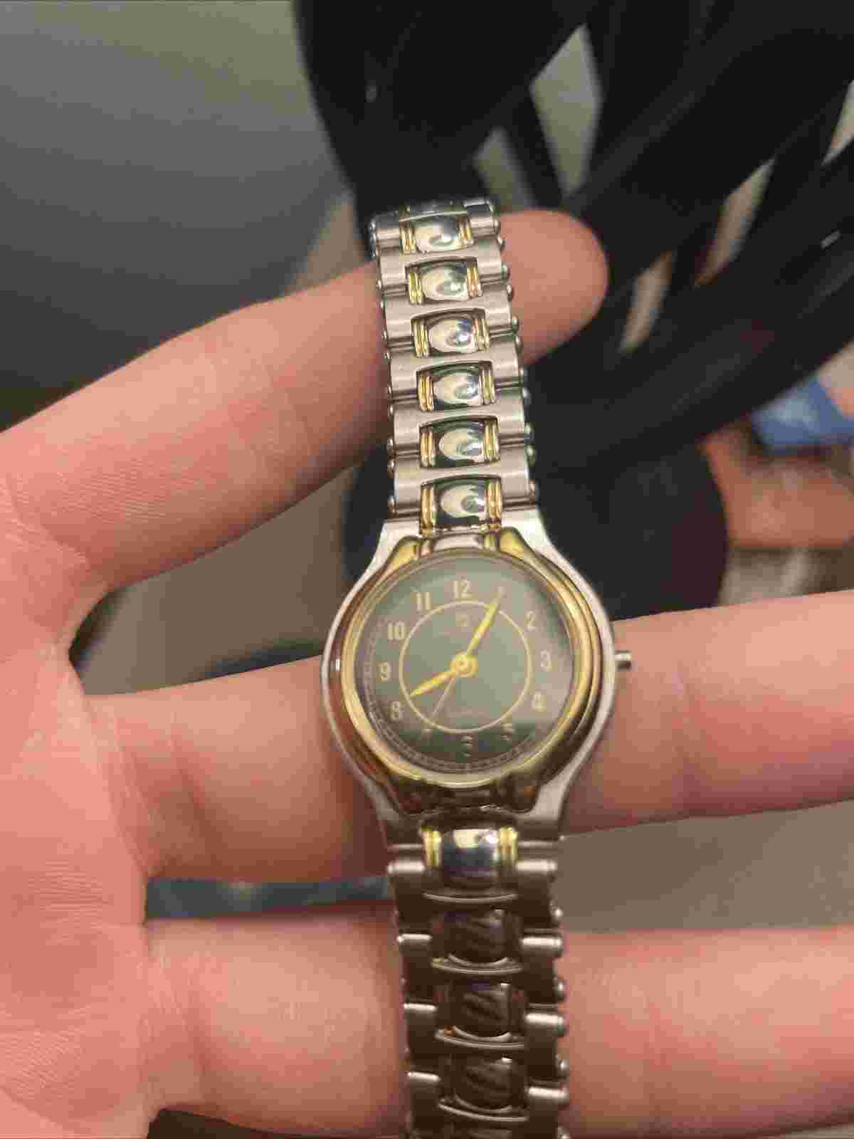 Womens Jb Champion Silver Gold Black Watch Untested A10