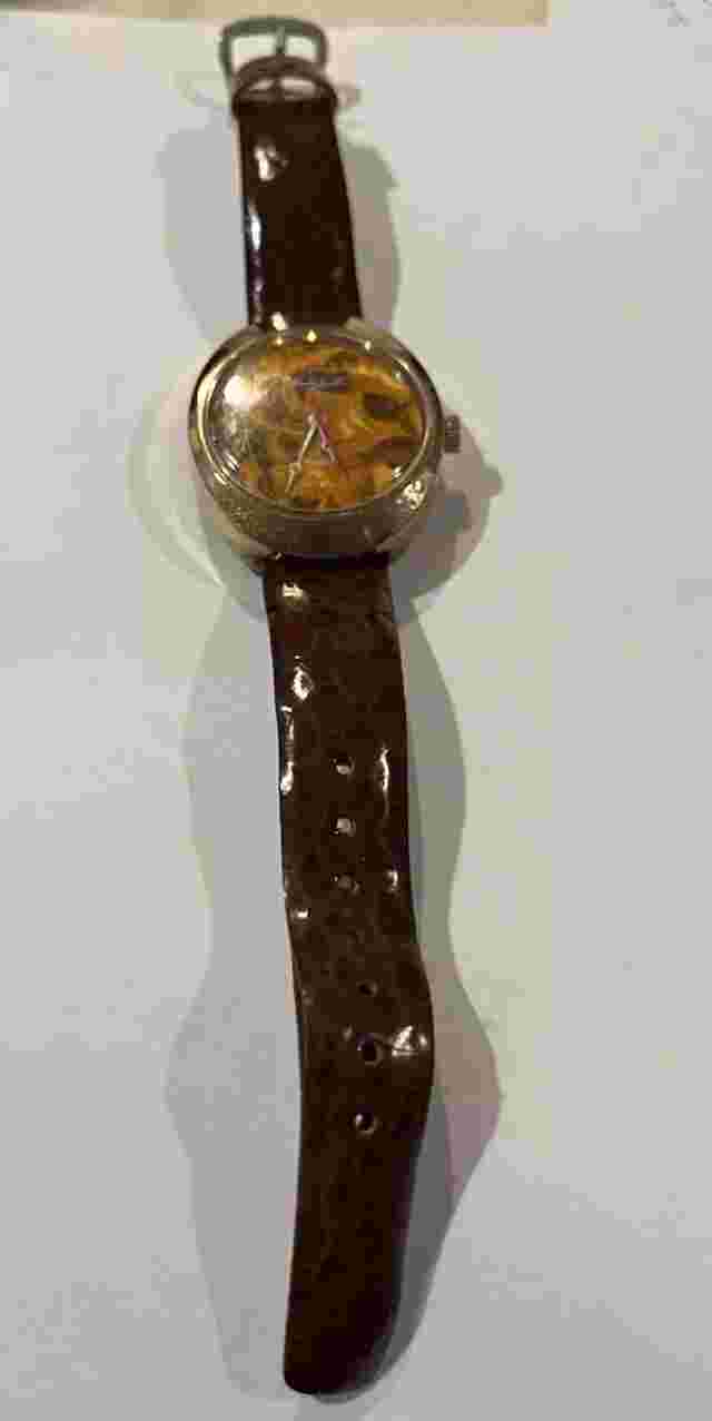 Vintage Kenneth Jay Lane KJL Watch Women’s Gold Tone 17 Jewels Manual Wind Strap