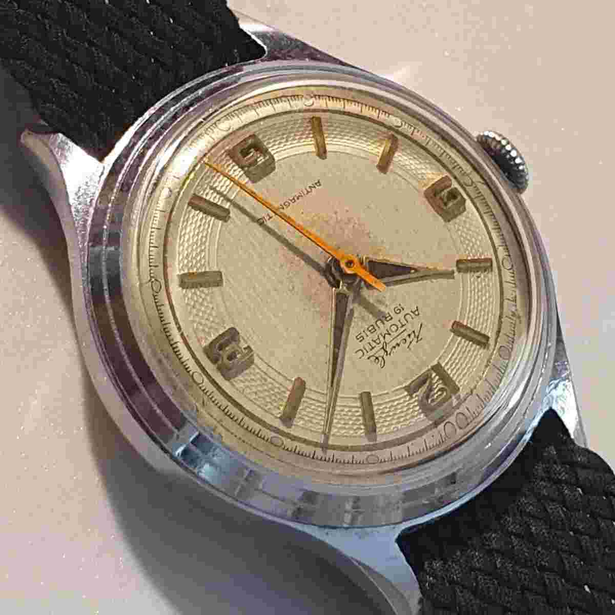 Vintage Watch Man Woman 'Kienzle' Automatic 19Rubini Antik Mechanical German New