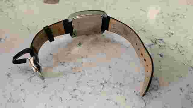 Esquire ESQ Series E5452 Swiss Freedom Watch Square Face Crocodile Band 3 Faces