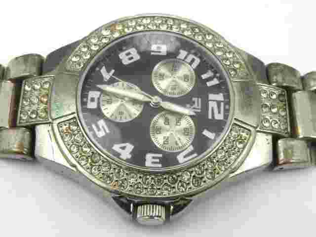 Men's River Island 242981 Stone Set Watch