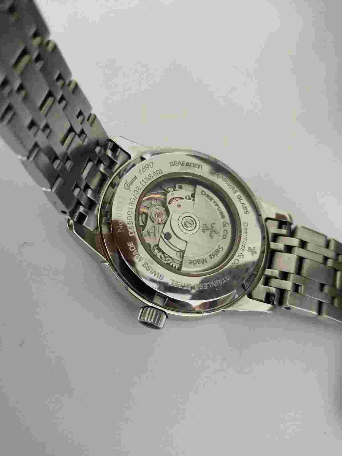 Dreyfuss & Co 1890 Automatic 40mm Stainless Steel Bracelet Men Watch DGB00160/32