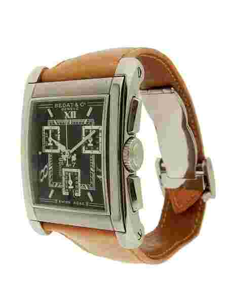 Bedat & Co. Stainless Steel Chrono Packet No.7 Wristwatch, with Box and papers