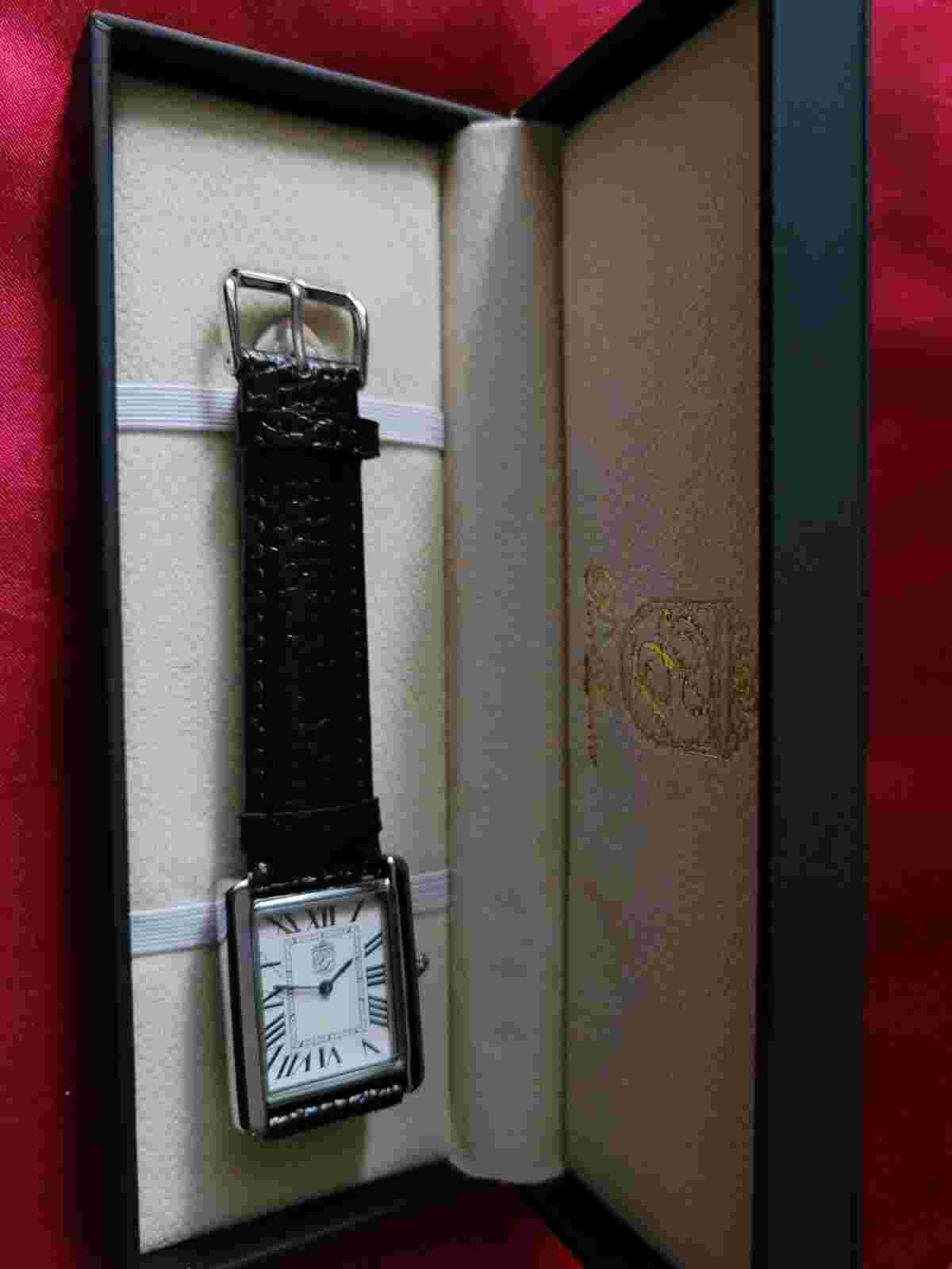 ️‍⚡️NEW in Gift Box Pierre Lucerne 1888 Tank Swiss Men's Watch Gorgeous!