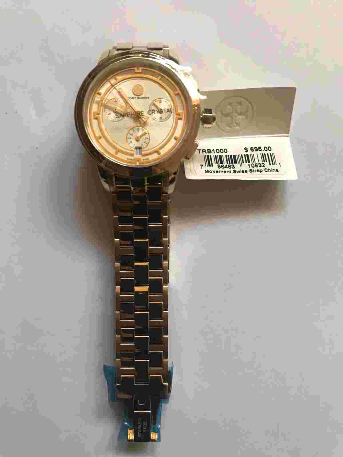 BRAND NEW! TORY BURCH WATCH TRB1000 $695 RETAIL PRICE. WITH BOX!
