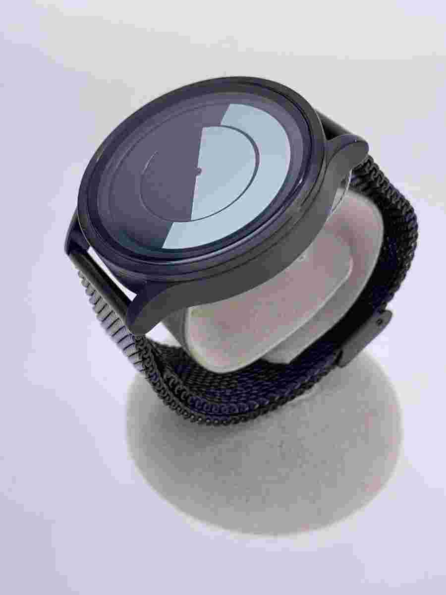 ZIIIRO LUNAR Quartz Analog Watch Stainless Steel White Black Excellent JAPAN
