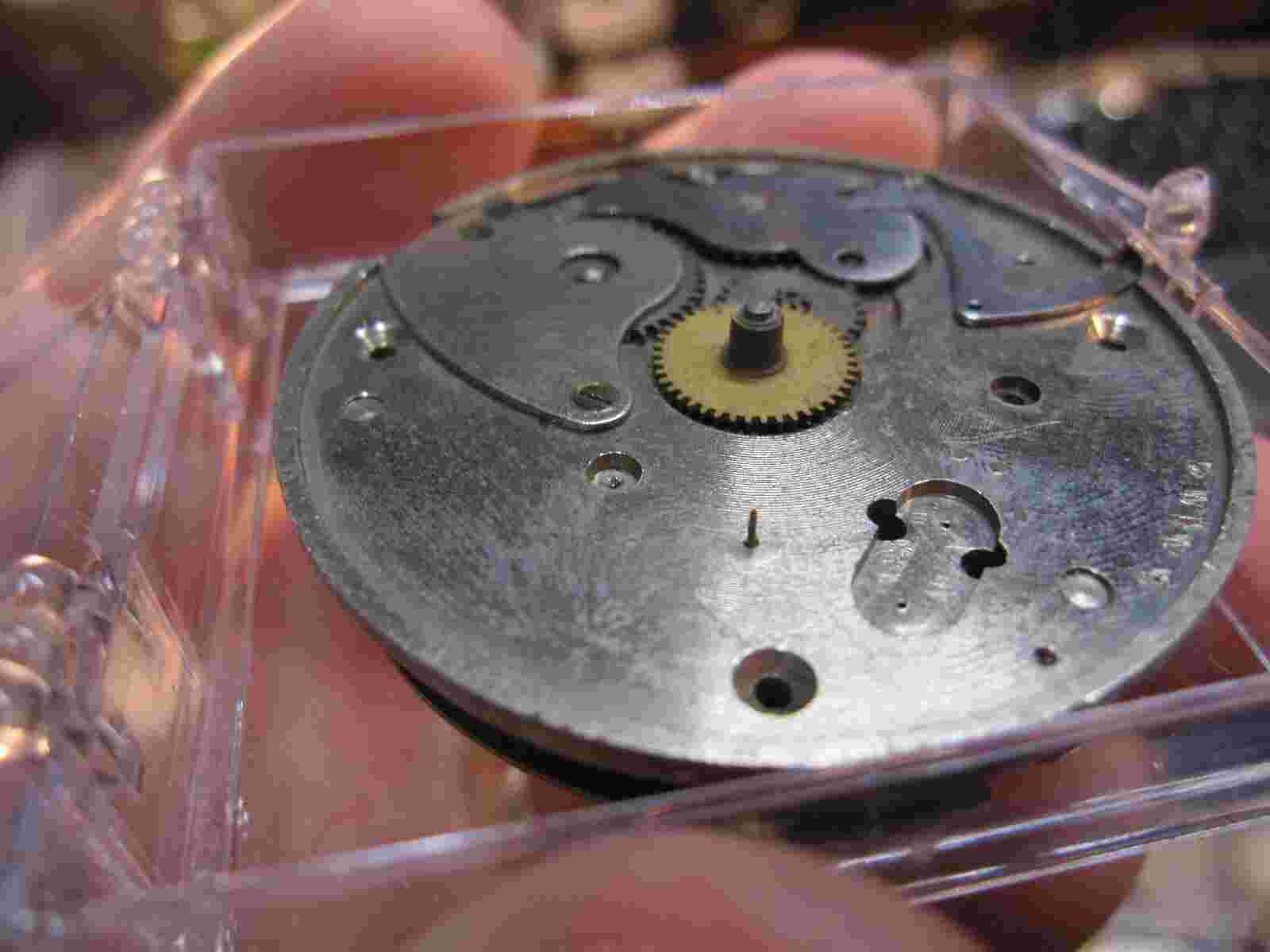 18s Seth Thomas 2 tone OF LS pocket watch movement