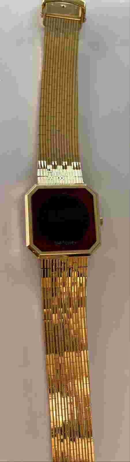 Vintage LED Watch Mercury Time New York Red LED Mercury Watch PARTS REPAIR