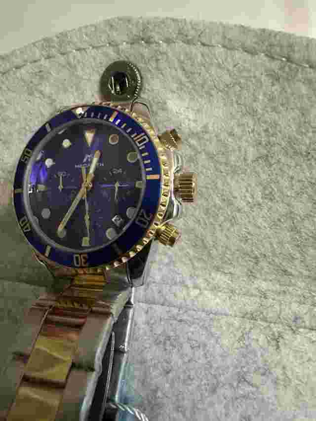 MEGALITH Mens Watches with Stainless Steel Waterproof Analog Quartz Watch