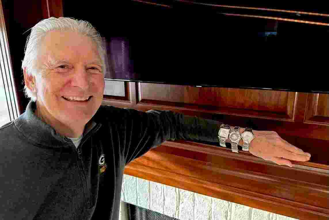 PGA Golfer Andy North Three Watch Collection