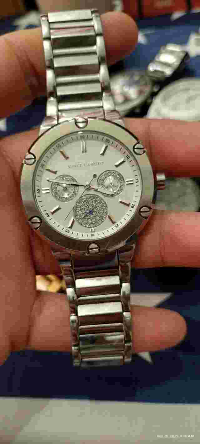 Vince Camuto Women's Wrist Watch Silver