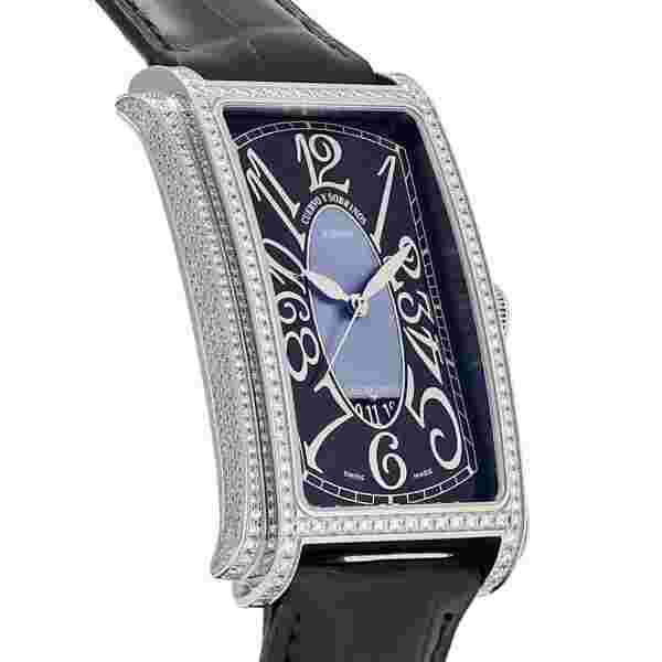 CUERVO Y SOBRINOS Prominente Solotempo 1012-1NG-SP Black Dial Watch Men's③③