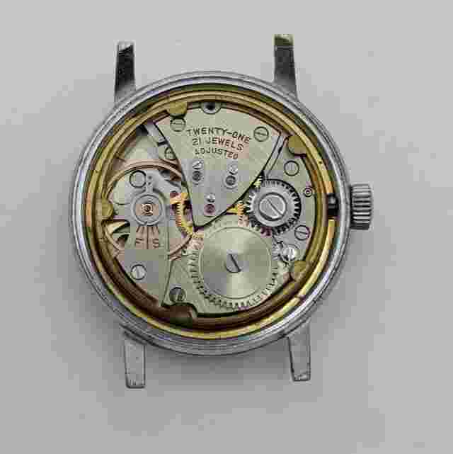 Vintage Crosby 21 Jewels Shock Protected Mechanical Watch - Parts / Repair