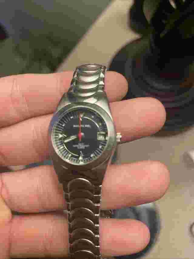 Silver Route 66 Water Resistant Quartz  Watch 100 Ft Time Date Runs A10