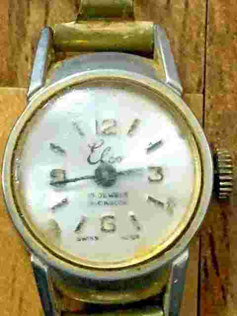 Rare Vintage Swiss Elco 17 Jewels Incabloc Mechanical Ladies Chic Bracelet Watch