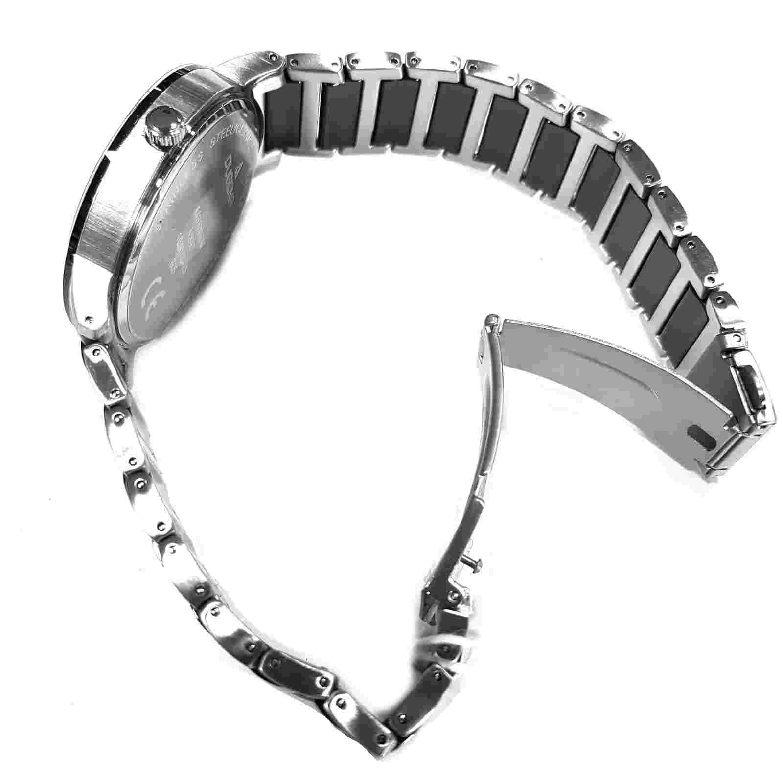 Dugena Men's Watch Stainless Steel-Ceramic Solar 4461005 Date