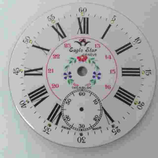 Eaglestar-Arnex pocket watch dial for UT-6498 mov. 40.mm