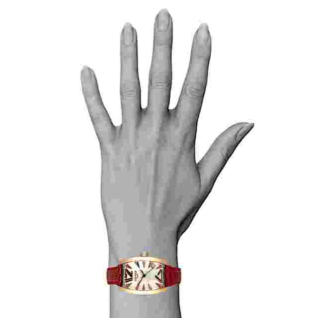 LOCMAN PANORAMA GOLD MOTHER-OF-PEARL DIAL Quartz Women's Watch Ref.153, 29x39mm