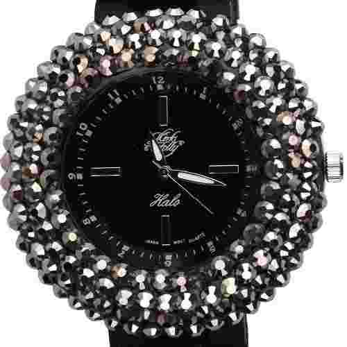 Kirks Folly Fairy Halo Sparkle Watch: Choice: Black, Blush, White, Blue, Purple