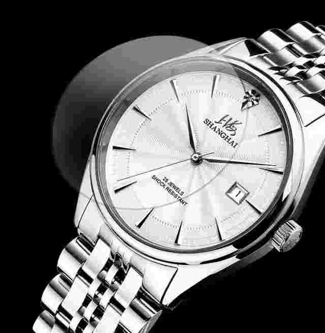China Shanghai Brand Full Automatic Mechanical Wrist Watch Self-Winding