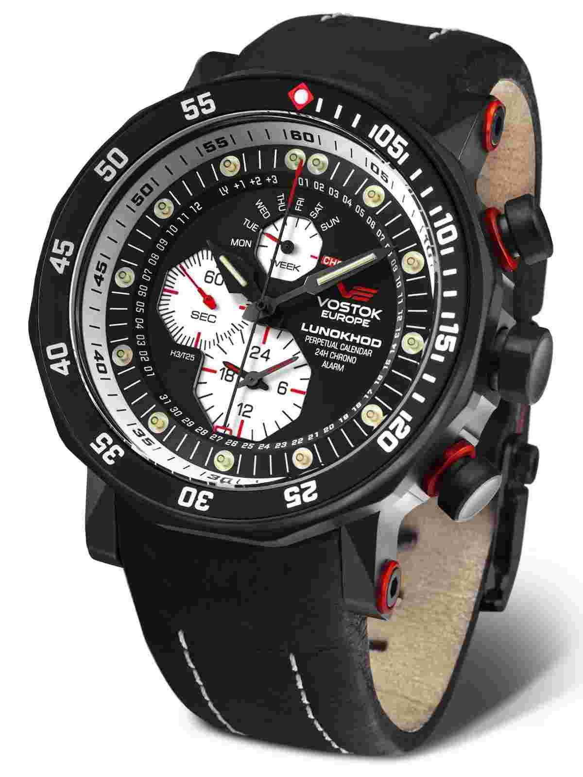 Vostok-Europe LUNOKHOD 2 Pro Diver White Dial Mens Watch YM86/620C635