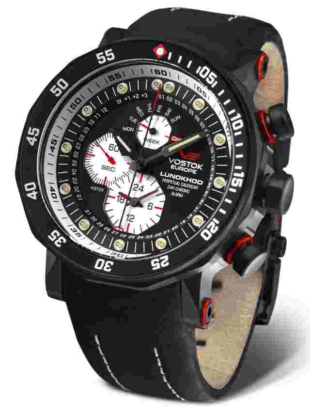 Vostok-Europe LUNOKHOD 2 Pro Diver White Dial Mens Watch YM86/620C635