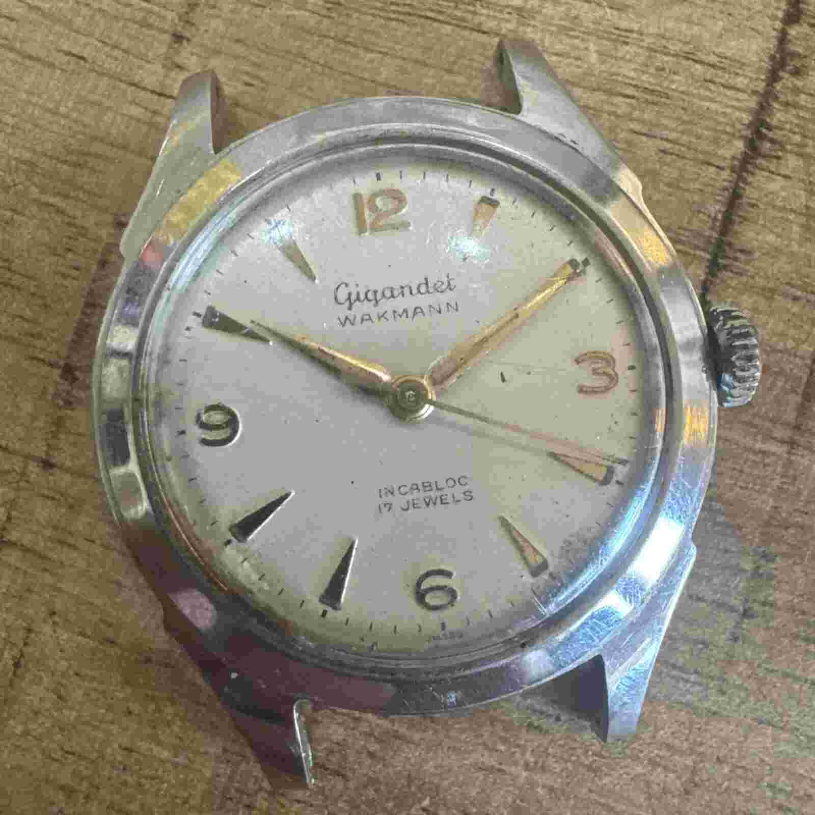 Wakkman Gigandet Vintage Manual Wind Watch A190