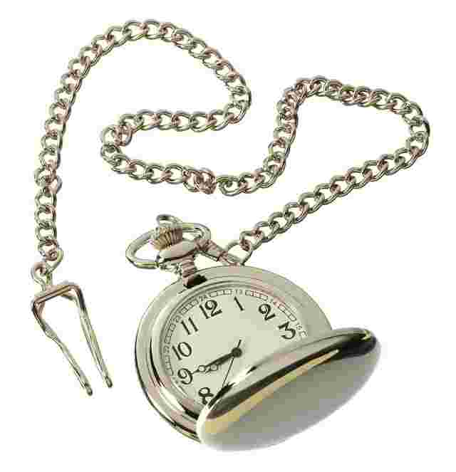 Classic Rotary Pocket Watch 1920's Peaky Blinders Vintage Chain Retro