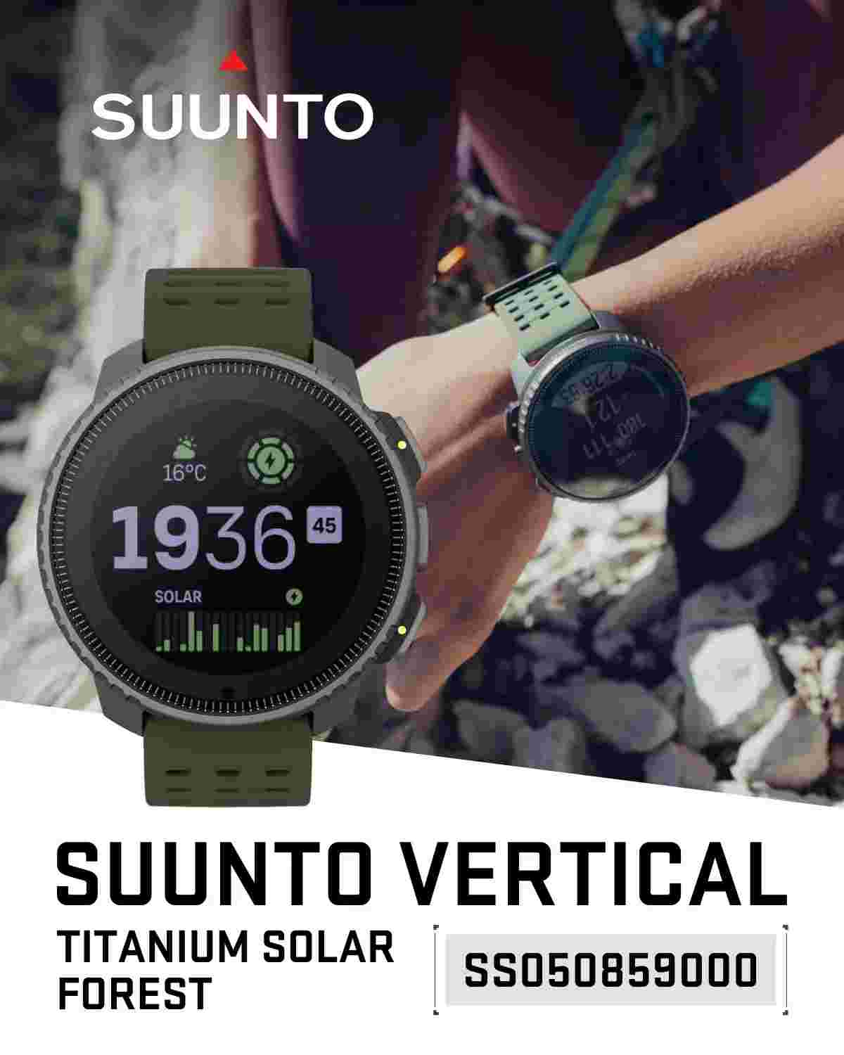SUUNTO Suunto BLACK RUBY Long Battery Smartwatch GPS SS050865000
