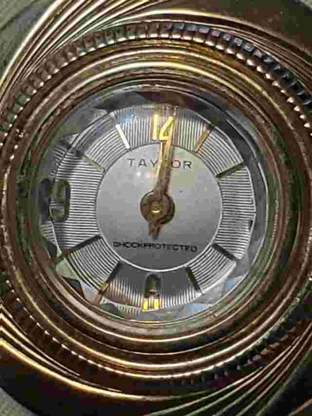 Vintage Taylor Gold Plated Manual Wind Pendant Watch