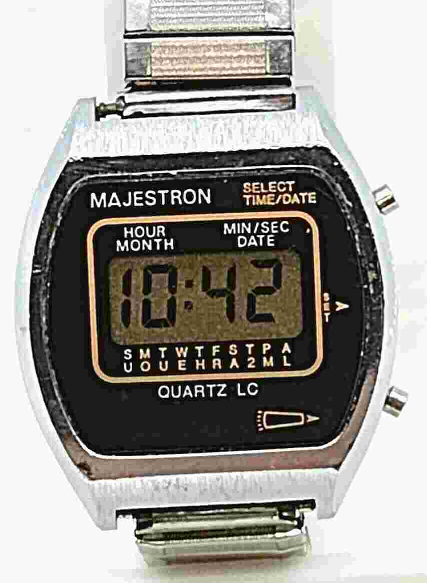Majestron Digital LCD Wrist Watch *See Full Description For Alarm Info* AS-IS