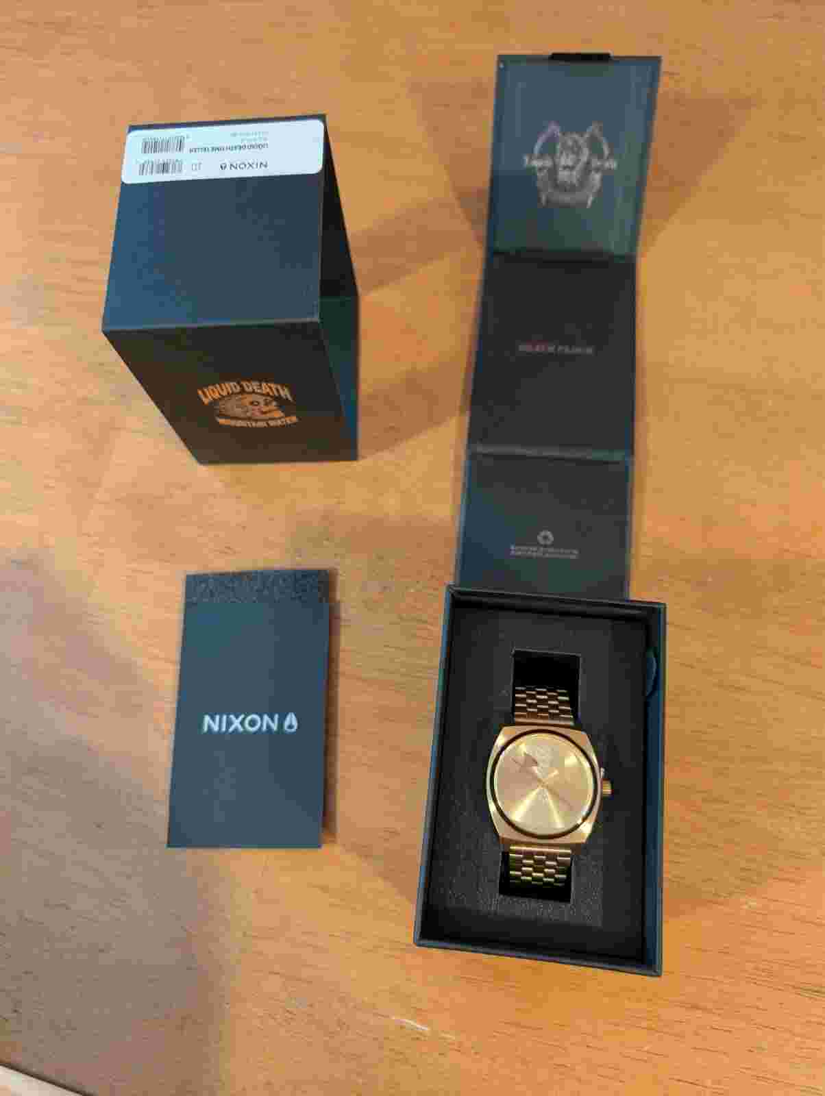 Nixon Liquid Death The Death Watch Gold First Release