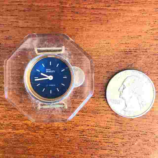 AS IS - NON WORKING - Lucite Royal Dynasty Watch - Non Working No Band AS IS