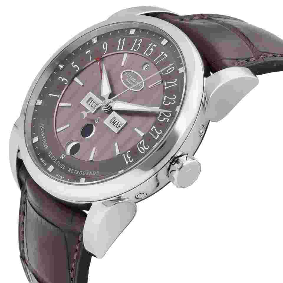 Parmigiani Tonda Centum Perpetual Calendar 18k White Gold 42mm Auto Mens Watch