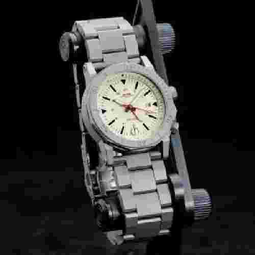 MTM H61-SGR-TAN1-MBSS Quartz Gray unused w/Box international warranty MEN'S Auth