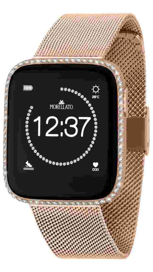 Morellato M-01 rosegold mesh smartwatch R0151167509
