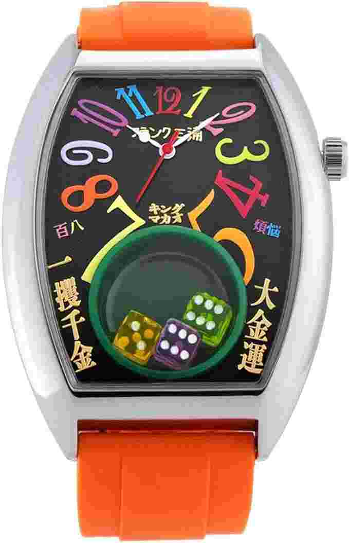 Frank Miura King Macau Gamble Watch Limited edition black orange dice