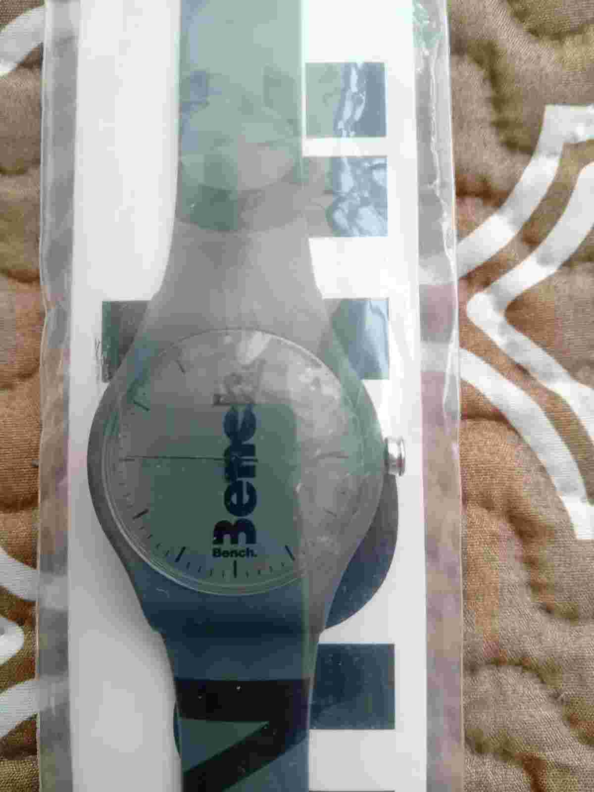 BENCH ANALOGUE QUARTZ WATCH - GREY - NEW & SEALED