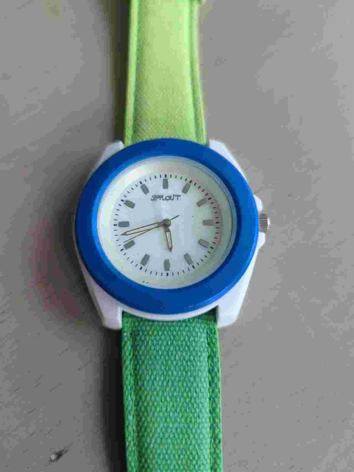 Sprout mother of pearl dial Biodegradable Unisex St/2026 New battery EUC Runs