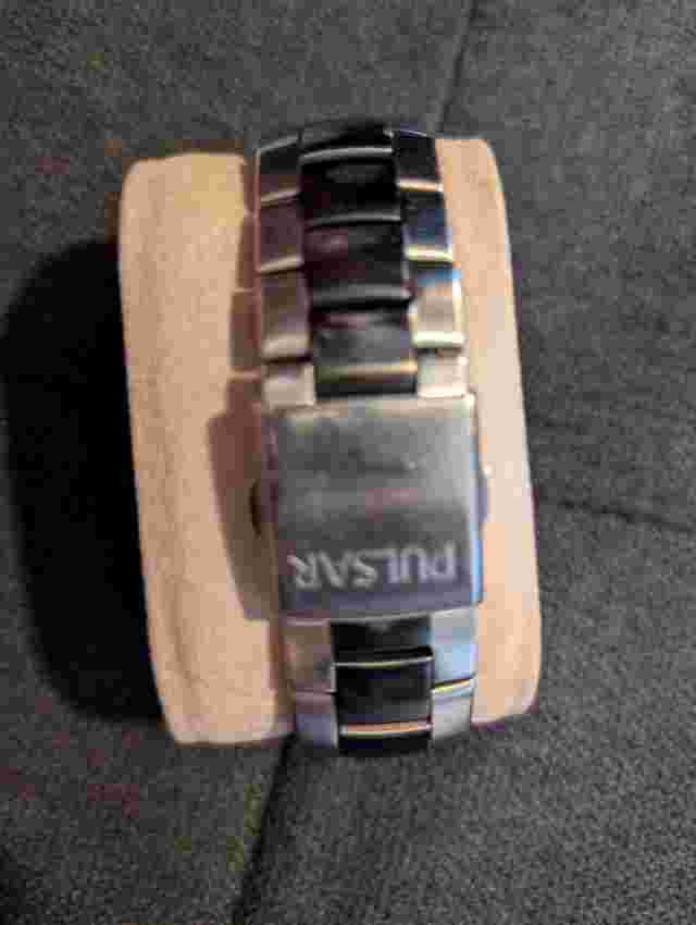 MENS PULSAR 7T62-X041 Stainless Steel Mens Watch Chronograph