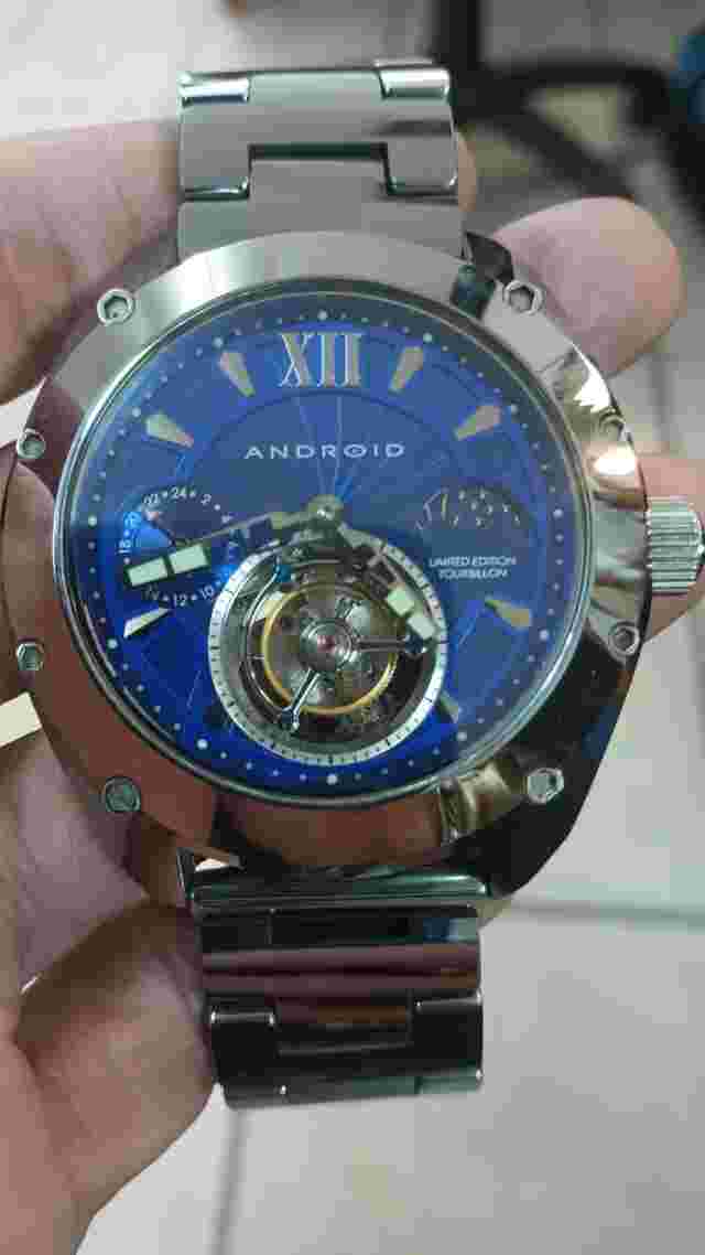 Android Virtuoso Tourbillion L.E 331/500 Ref.3310 GMT Moon phase 50mm  Men Watch