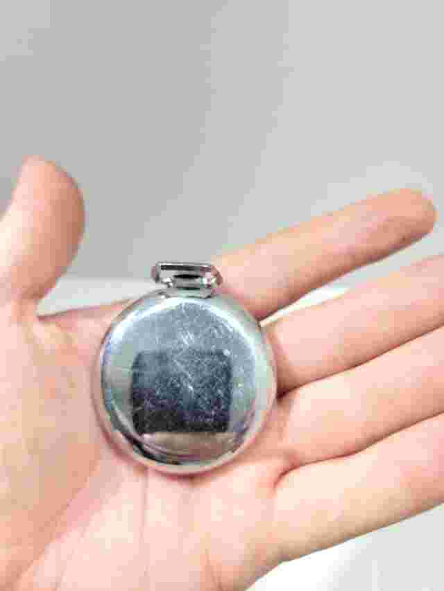 Vintage Made in the USA Rex Mechanical Wind Up Pocket Watch