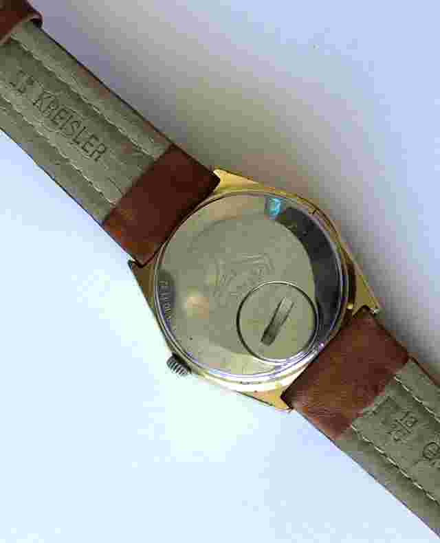 Ernest Borel By Synchron Stratoquartz 2000 Mens Watch Runs Day Date