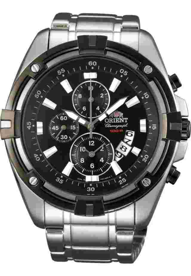 Orient ENDEAVOR  Quartz Watch Chronograph Black Dial TT0Y002B Made in Japan