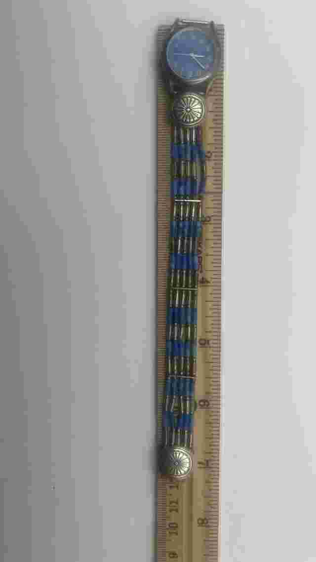 Watch Sterling Silver 925 Turquoise Q. T.